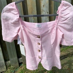 Wilfred Janine Top size XS in Magnolia (pale pink)